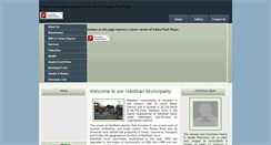 Desktop Screenshot of haldibarimunicipality.org